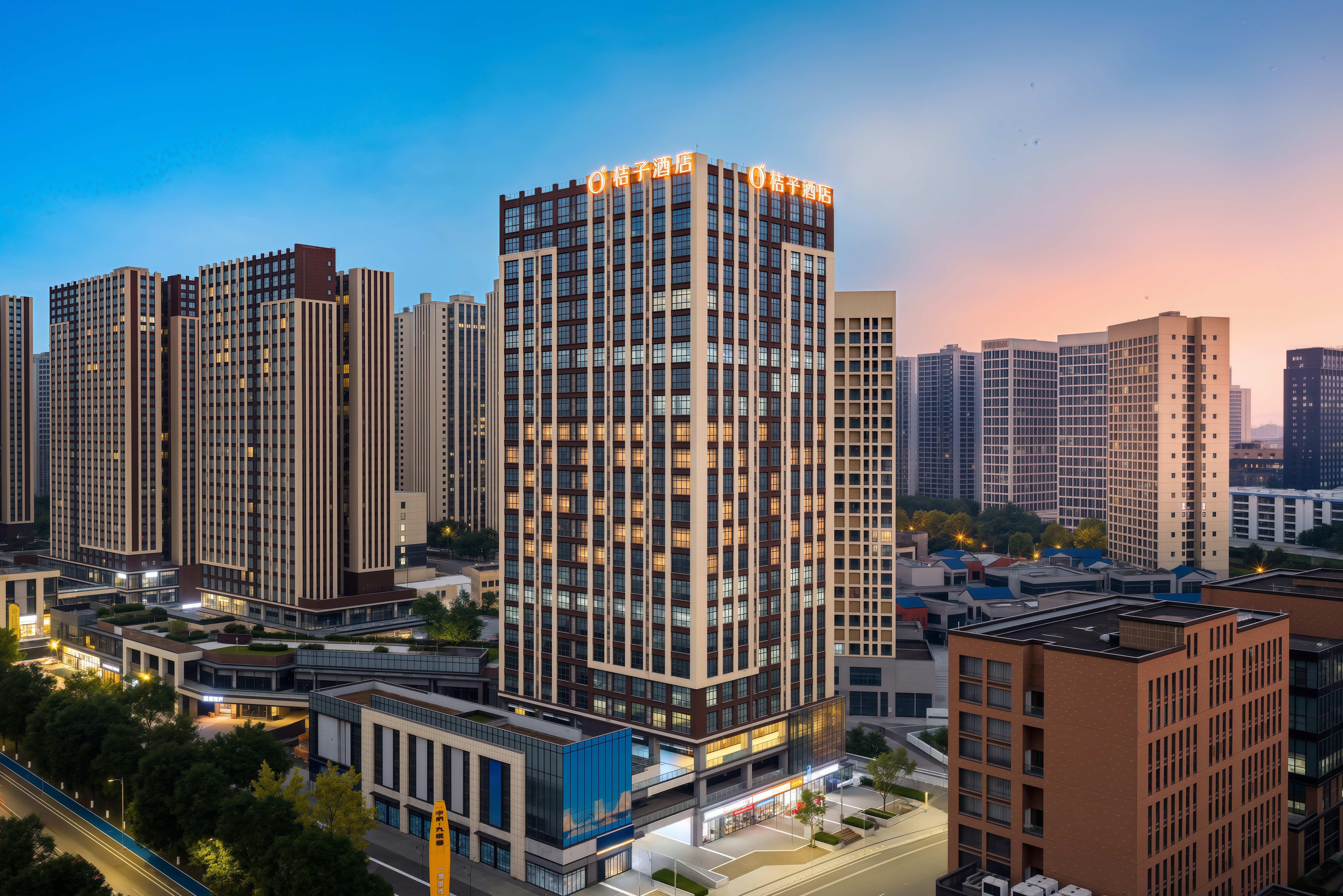 桔子重庆西站二郎地铁站酒店