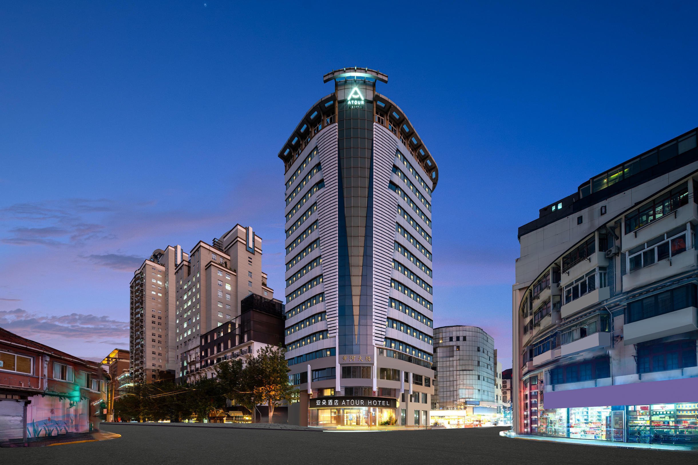 上海人民广场地铁站亚朵酒店