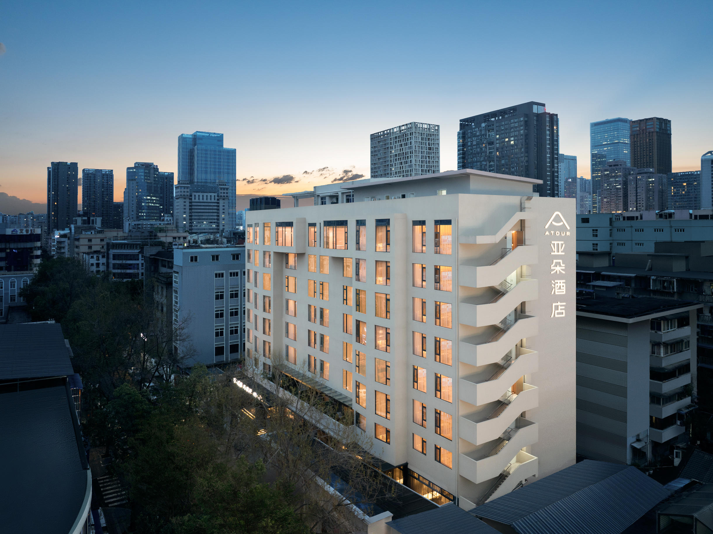 成都春熙路太升南路地铁站亚朵酒店