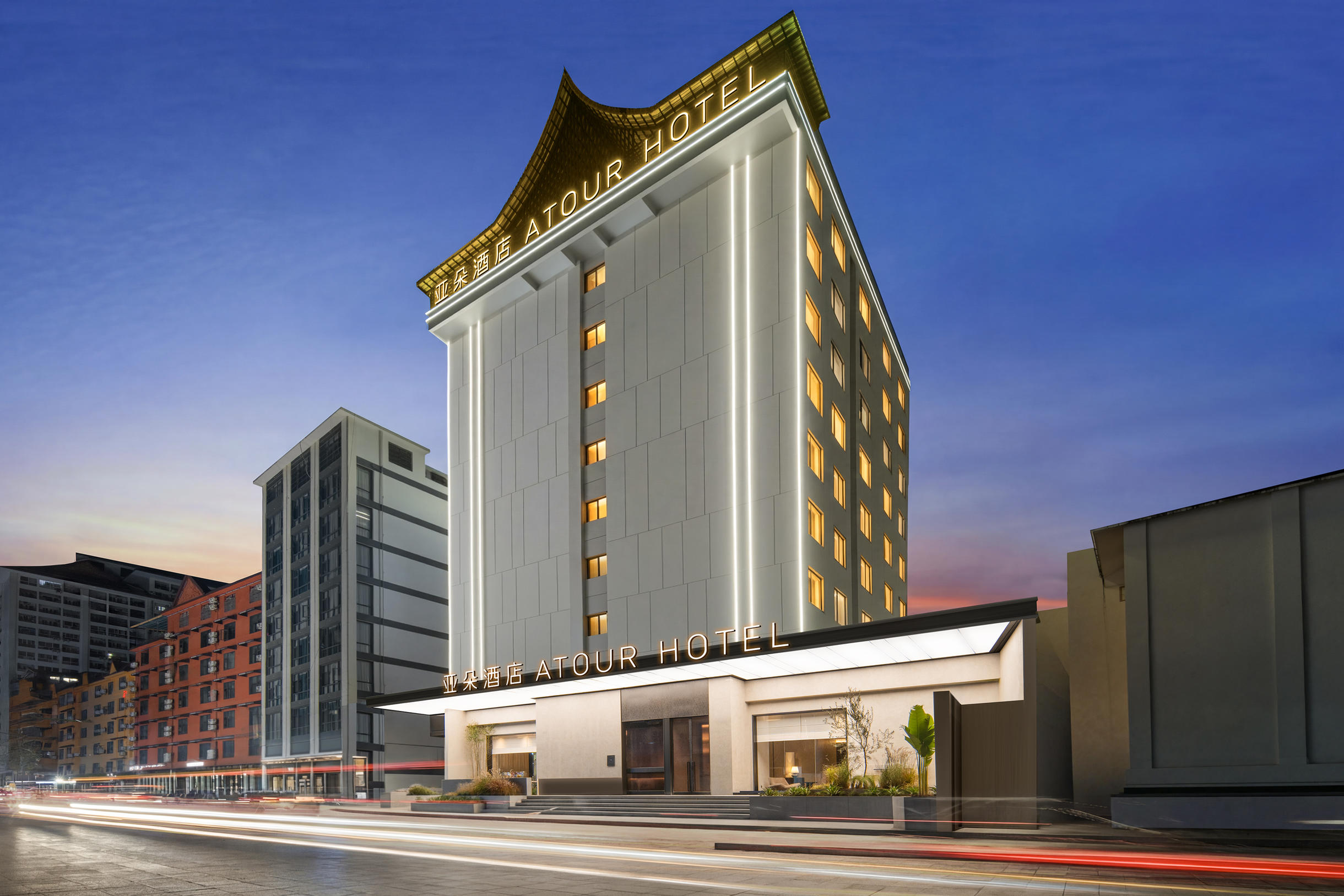 西双版纳景洪星光夜市孔雀城亚朵酒店