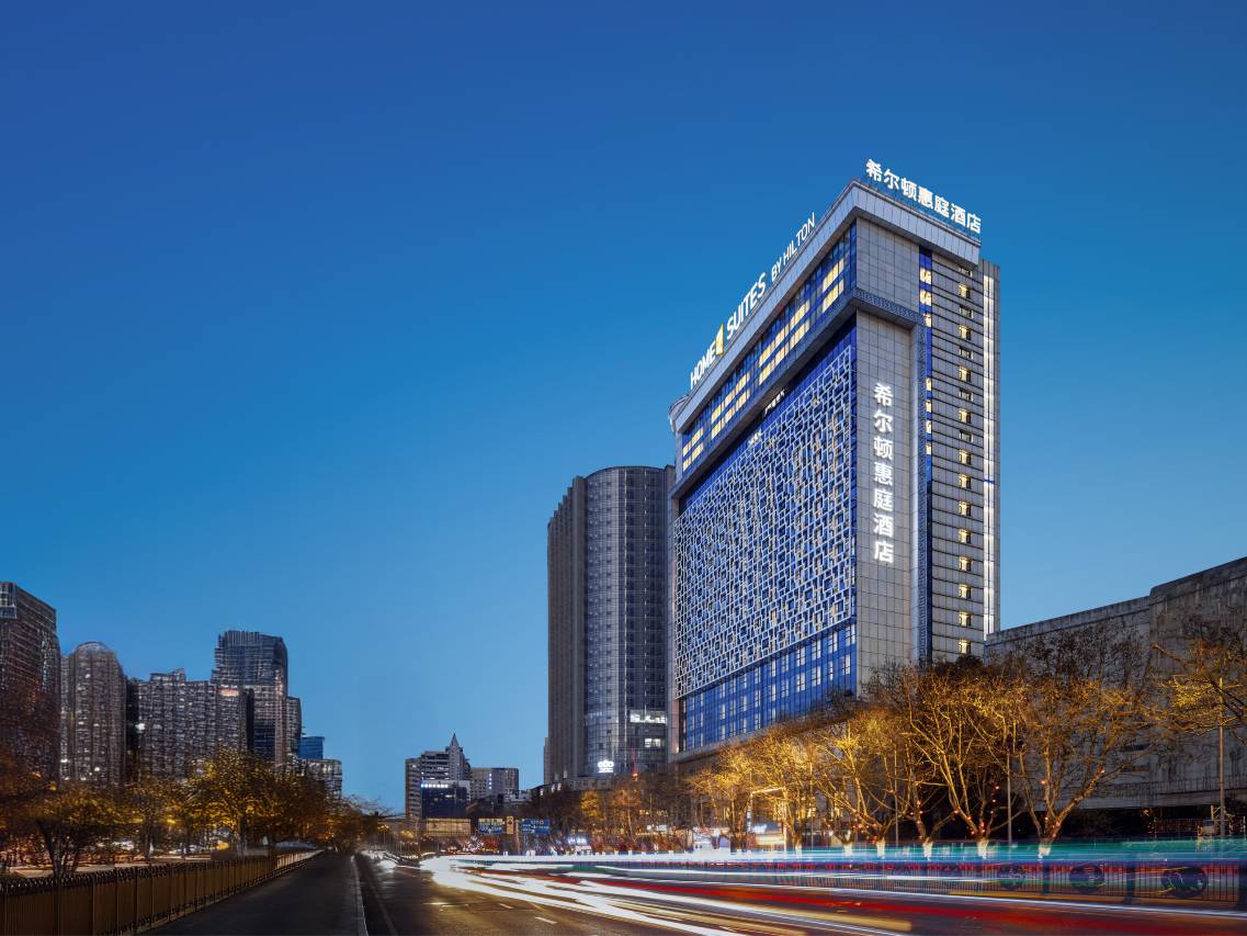 贵阳云岩喷水池希尔顿惠庭酒店