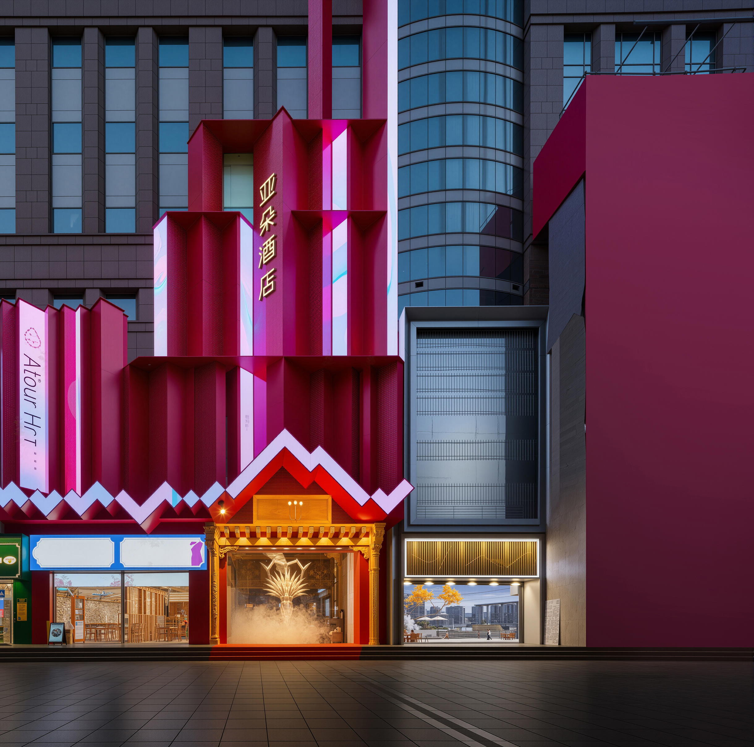 上海外滩置地广场亚朵酒店