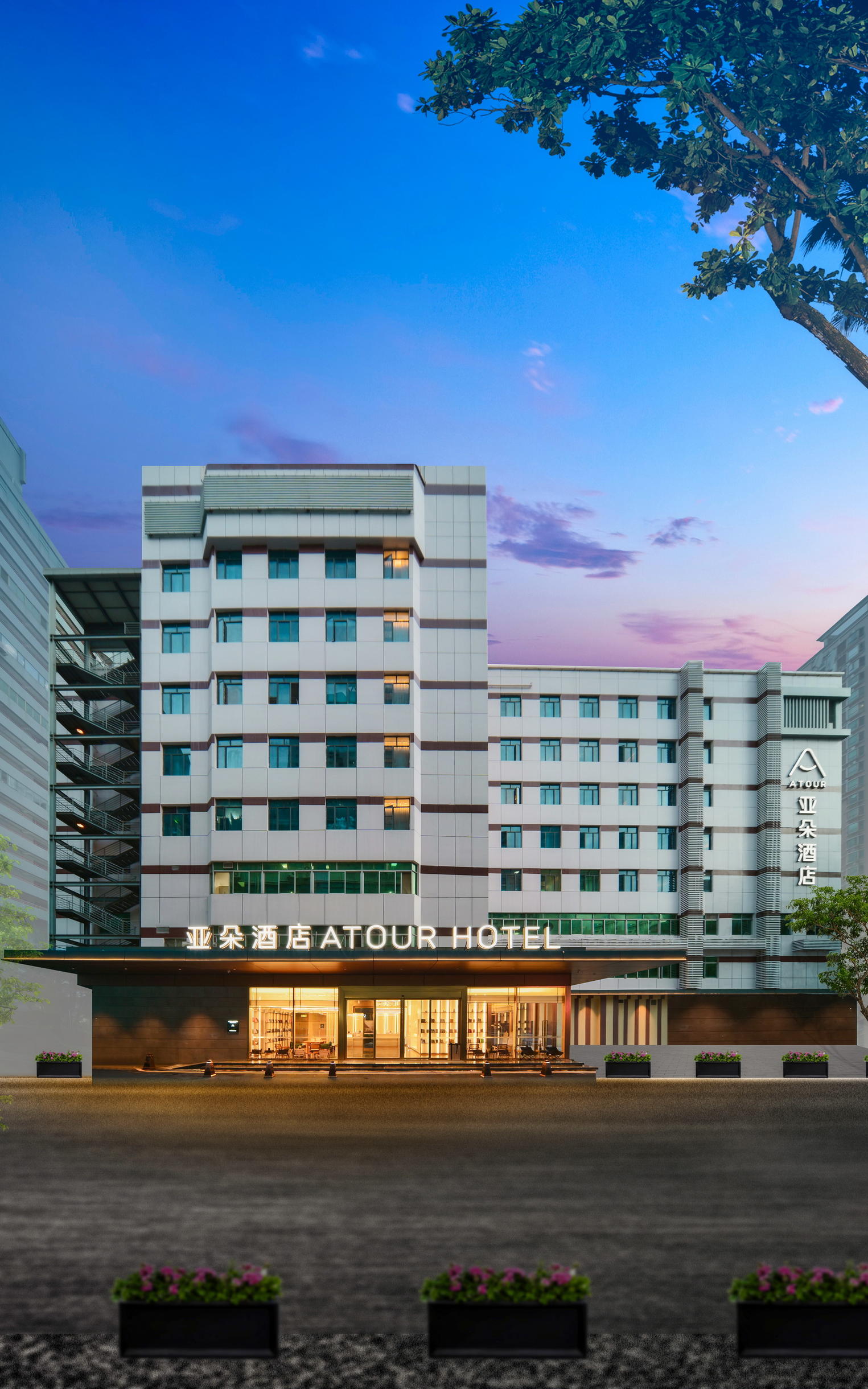 深圳海岸城购物中心南山地铁站亚朵酒店